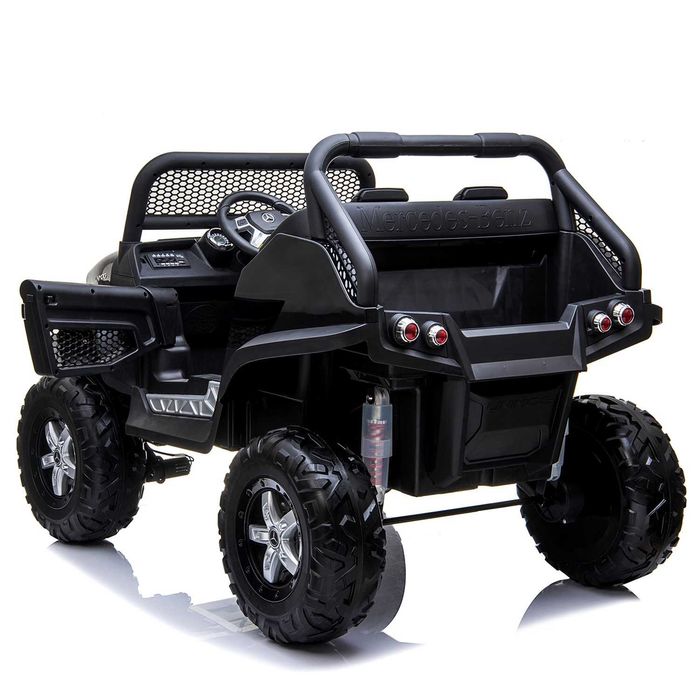 Masinuta electrica pentru 2 copii Mercedes UNIMOG 4x35W PREMIUM #Black