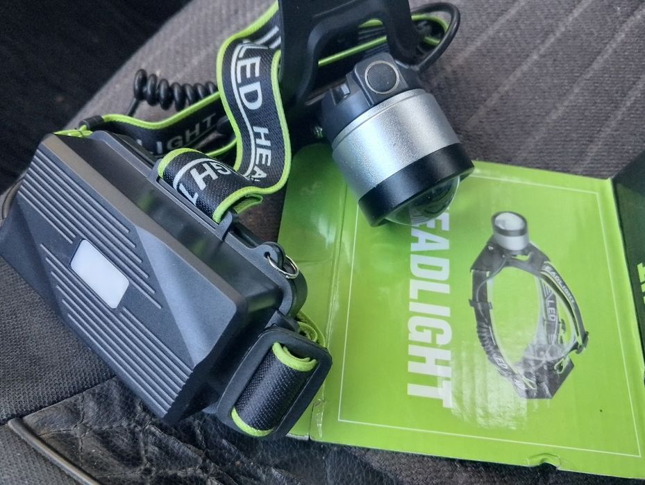 Фонарик налобный, высокого качества