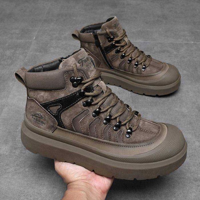 Теплые ботинки мужские зимние