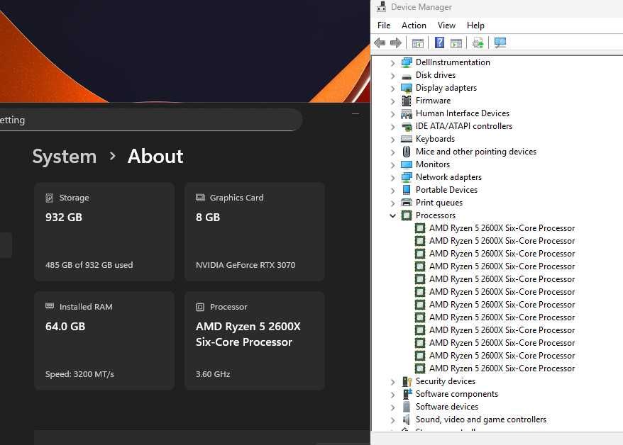 Процесор Ryzen 5 2600X, 6/12 ядра, до 4.25MHz - Отличен!