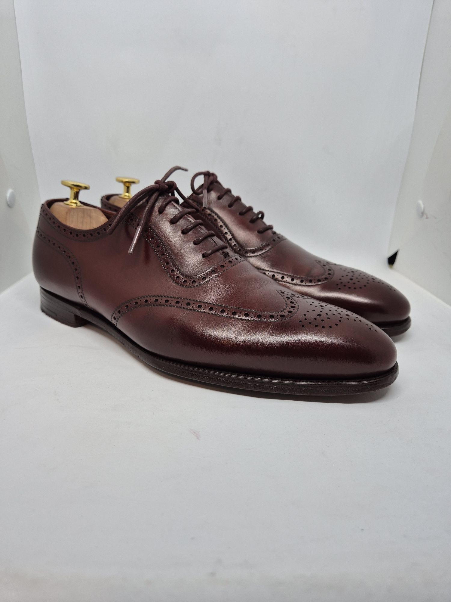 Crockett & Jones Wing Tip Adelaides, Chestnut, UK 6,5E / EU 40,5