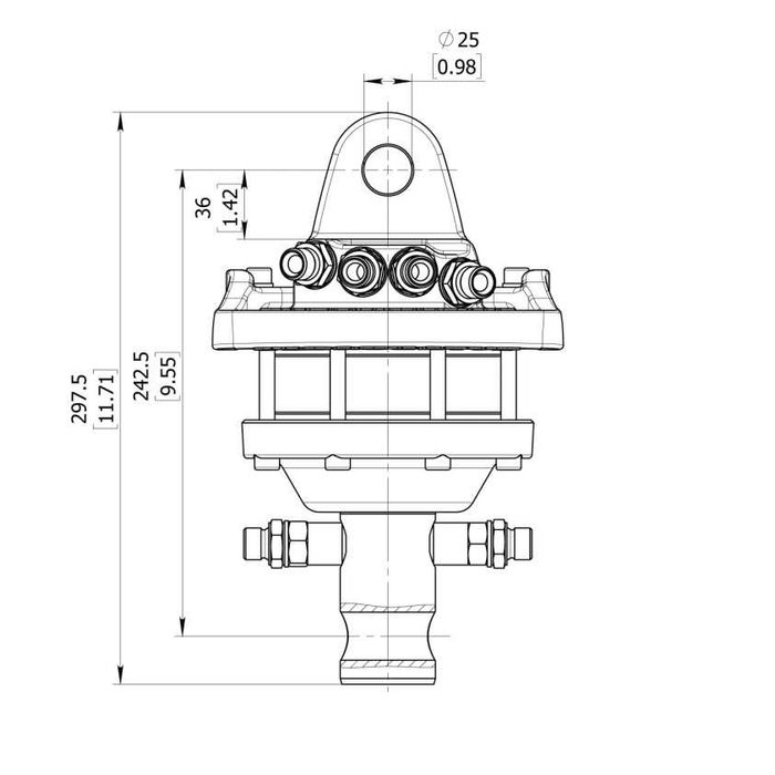 Rotator graifer  brat forestier Baltrotors GR10, GR30  tehnicapopan.ro
