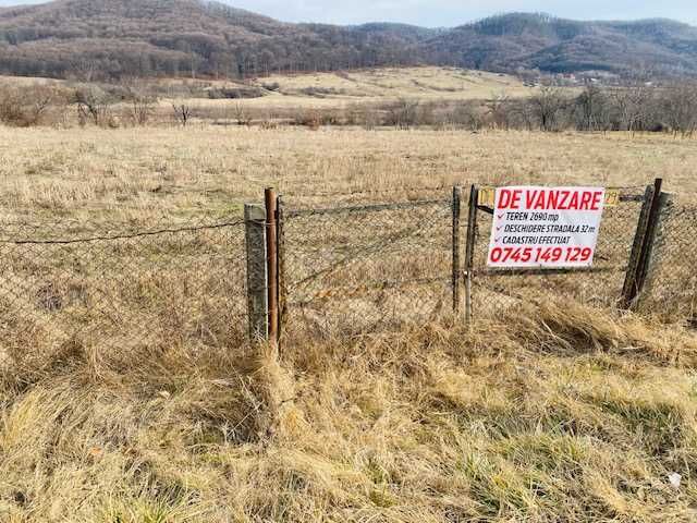 Teren de casă in Hârtiești intravilan/extravilan 2691mp la stradă