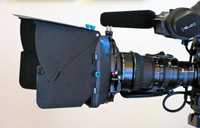 Matte Box PROAIM MB-700 на камерата с обектив 72мм