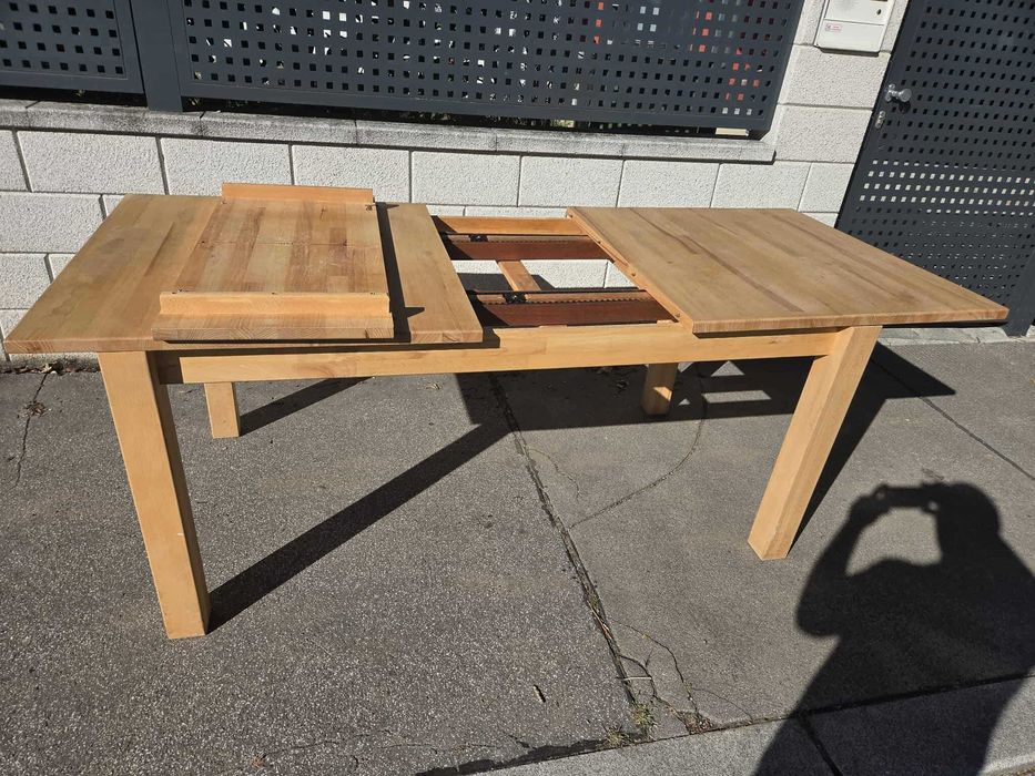 Masa Din Lemn Masiv Extensibila 160x90 la 200