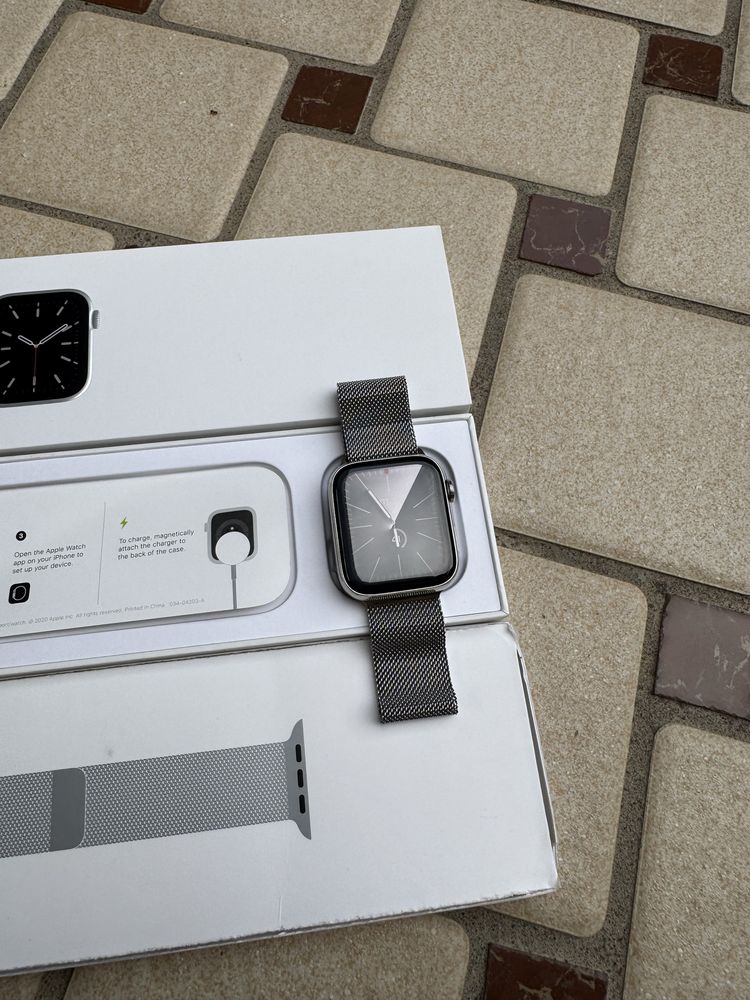 Apple Watch 6 44m Milanese Loop + Cellular Sapphire Glass!