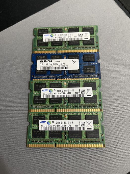 Memorii RAM Laptop 4GB 2GB 1GB DDR3 PC3L si PC3 / 4GB 8GB DDR4