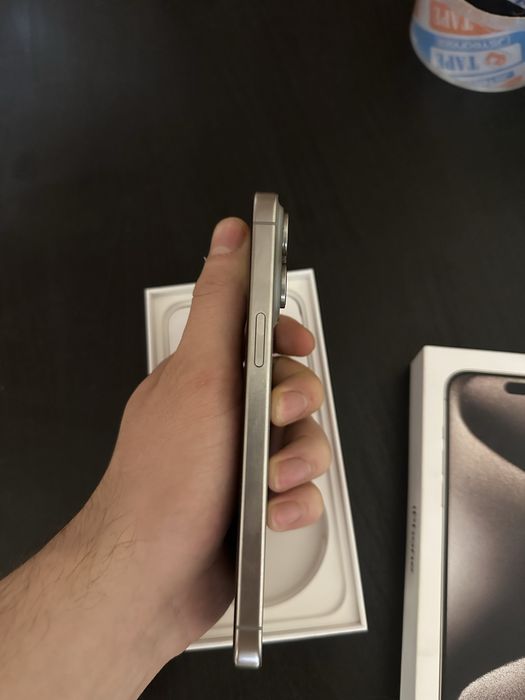 iPhone 15 Pro Max Natural Titanium 256GB Fullbox Neverlock 85%