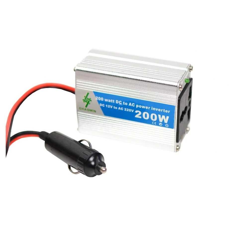 Invertor auto 220V- 12V putere 200W + USB  5V