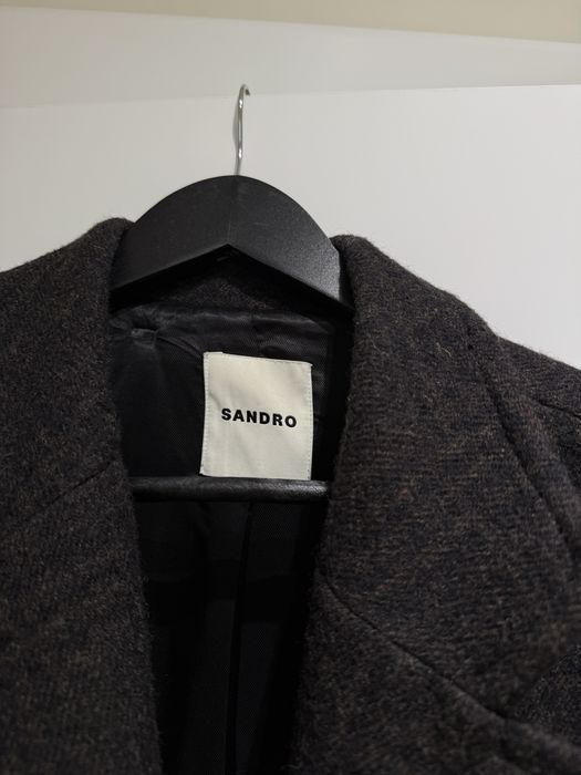 Sandro палто черно