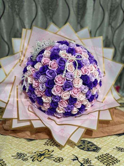 Buchete pline de iubire din trandafirii de sapun!