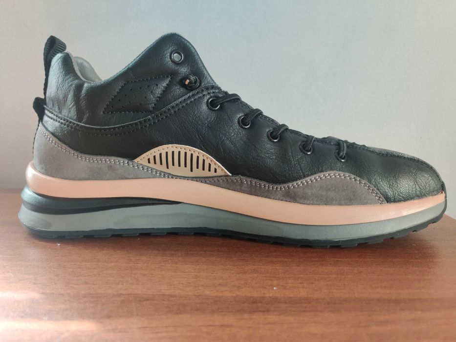 Кожени мъжки зимни обувки