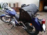 Geanta/Topcase piele portbagaj moto Yamaha/Honda/Kawasaki/Suzuki/etc