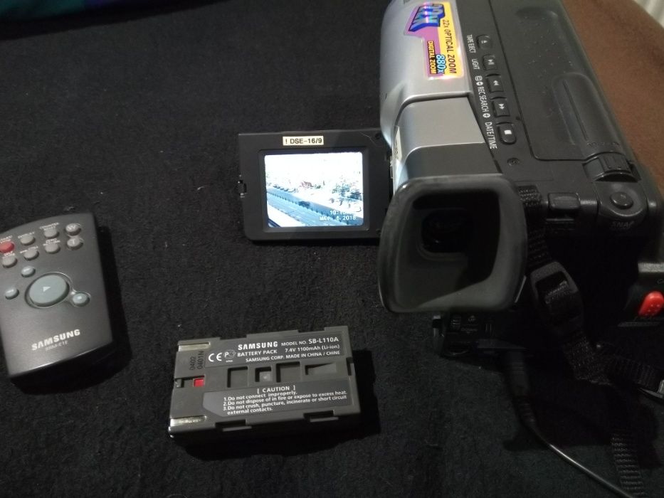 Camcorder NTSC/PALout 8mm Samsung SCL 906 HI 8