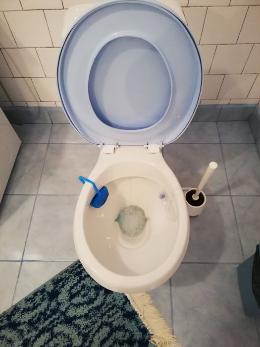 Set Vas WC bazin ceramic vintage anii '80