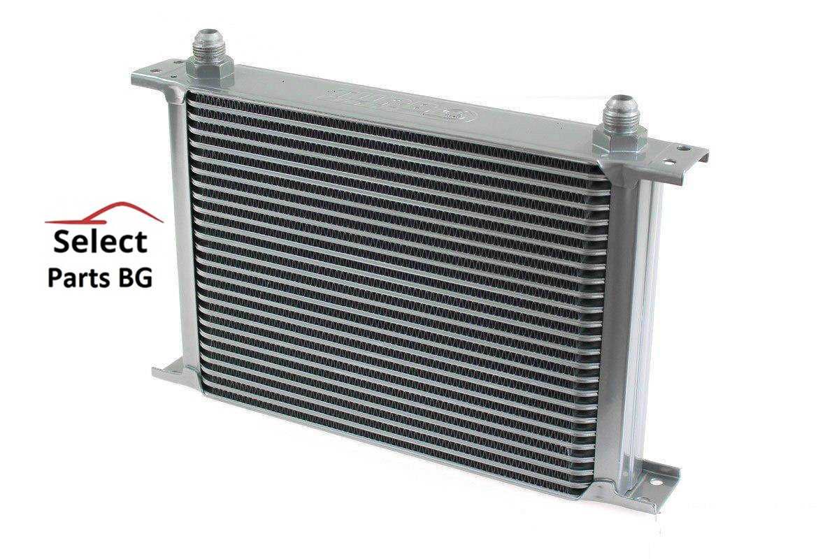 TurboWorks маслен охладител (Oil Cooler) 25-реда 260x235x50 AN10 Сив