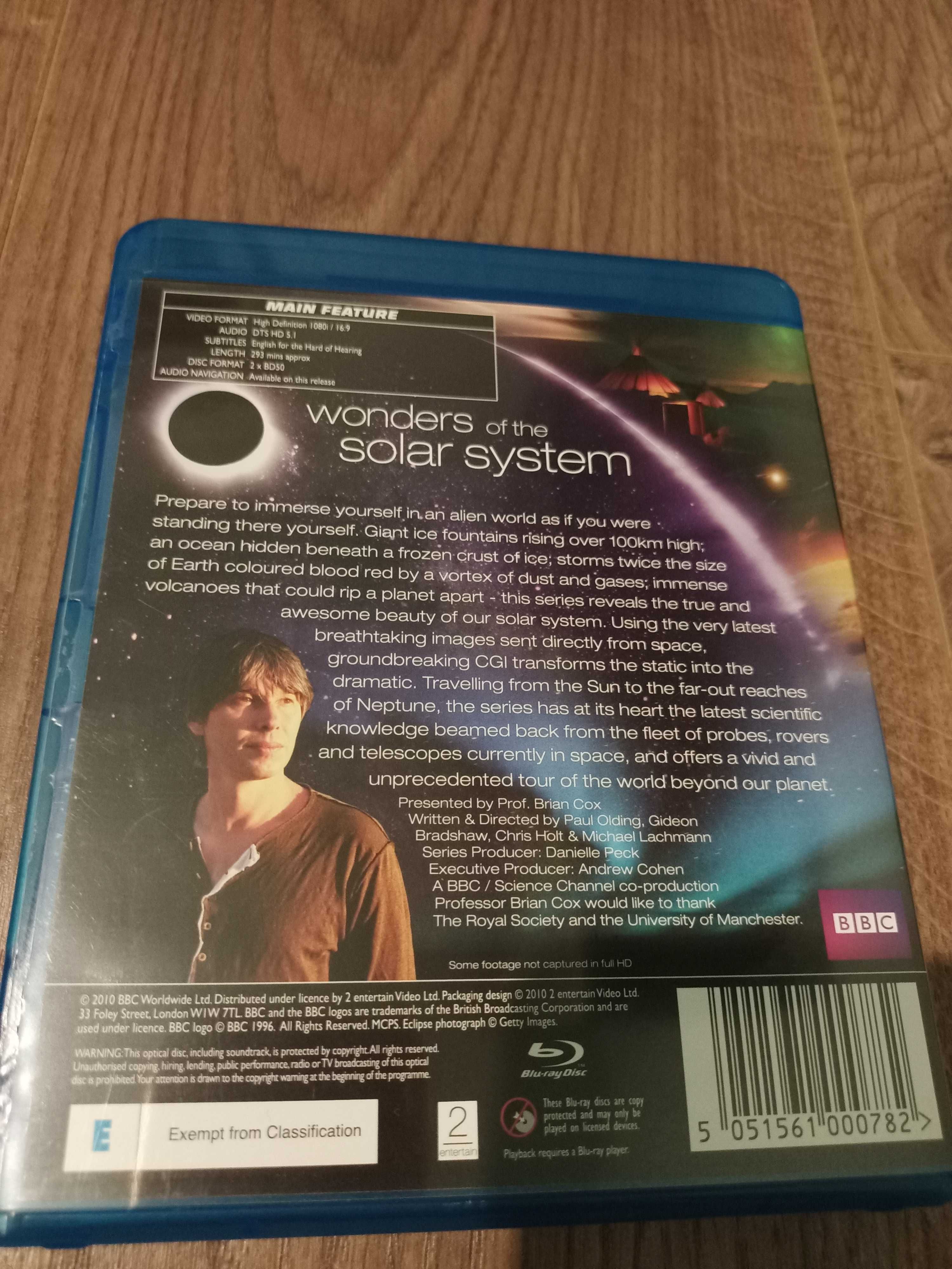 Blu-ray Brian Cox Wonders of the Solar System / Universe documentar