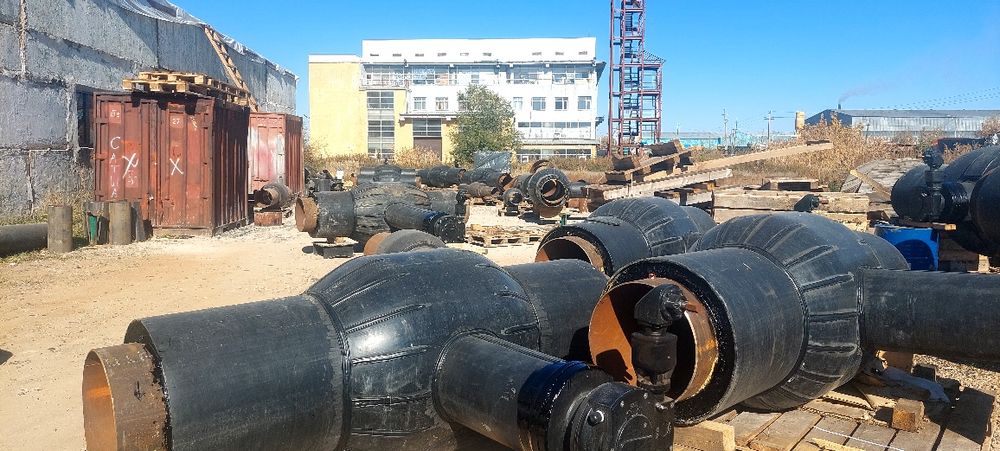 ППУ трубы и фасонные изделия,  предизолированные, шаровые краны