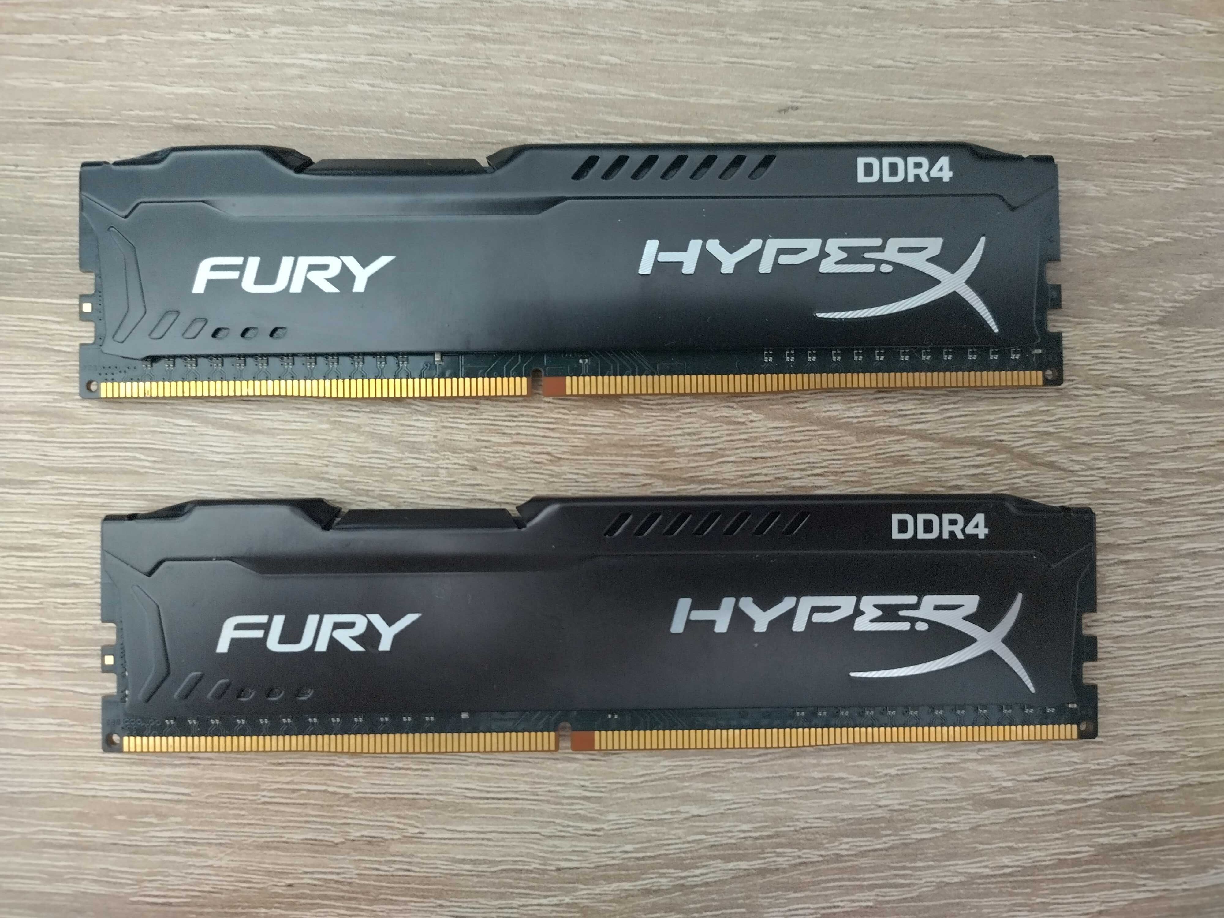 RAM памет Kingston HX421C14FB/4, 4GB DDR4 2400 HPX FURY