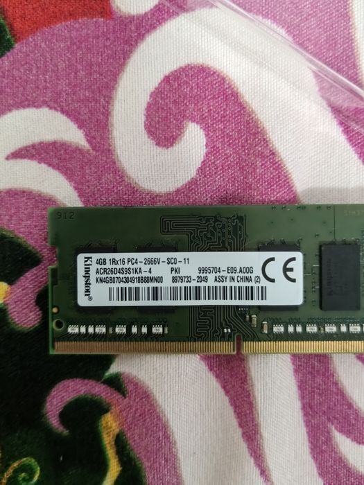 Ram laptop. Memorie ram laptop 4gb Ddr4 kingston