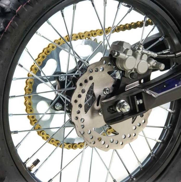 Motocicleta Cross/Enduro Asix XB83, 250cc, roti 21/18, gri-maro