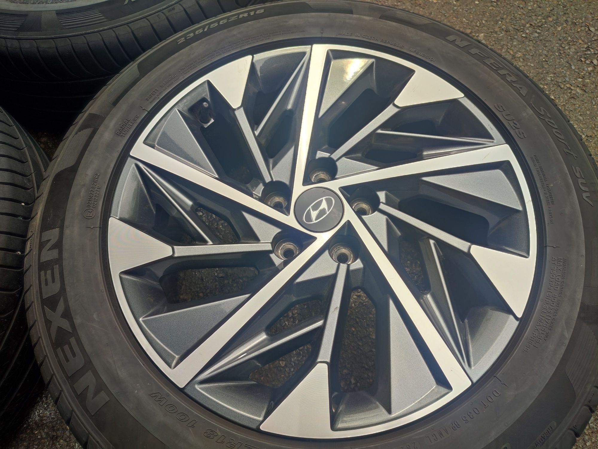 18" оригинални алуминиеви джанти за Hyundai Tucson/Kia.