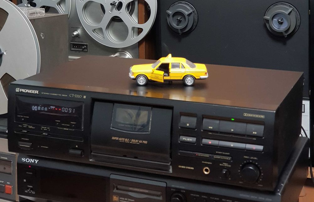 Casetofon Deck Stereo Vintage PIONEER CT S320 BLACK (Made in Japan)