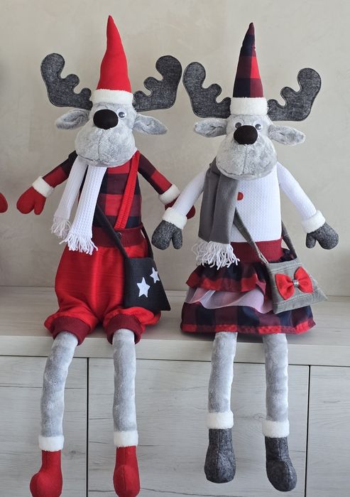 Коледни елени -изцяло ръчна изработка!