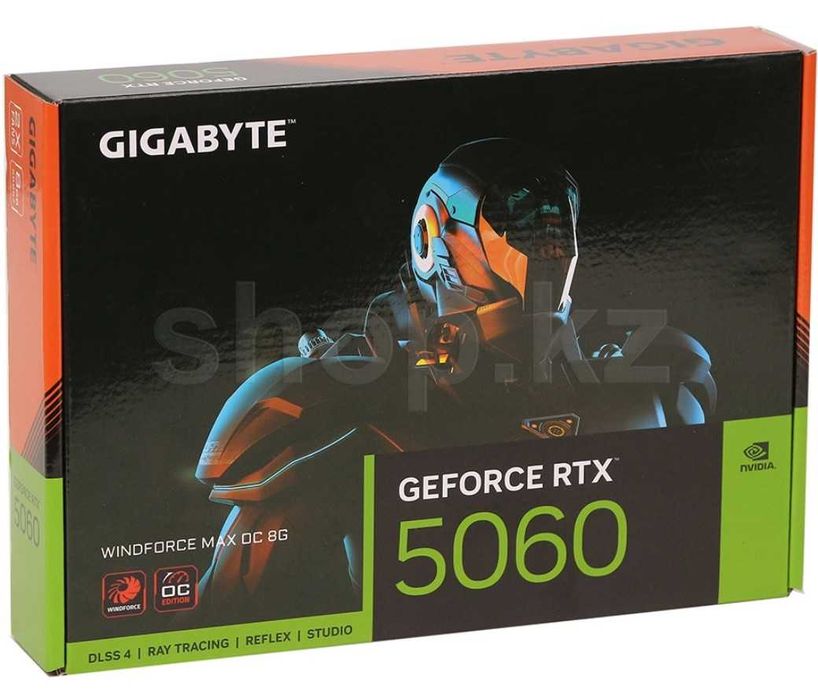 Видеокарта Gigabyte RTX 5060 Windforce Max OC, 8 GB, GeForсe RTX 5060