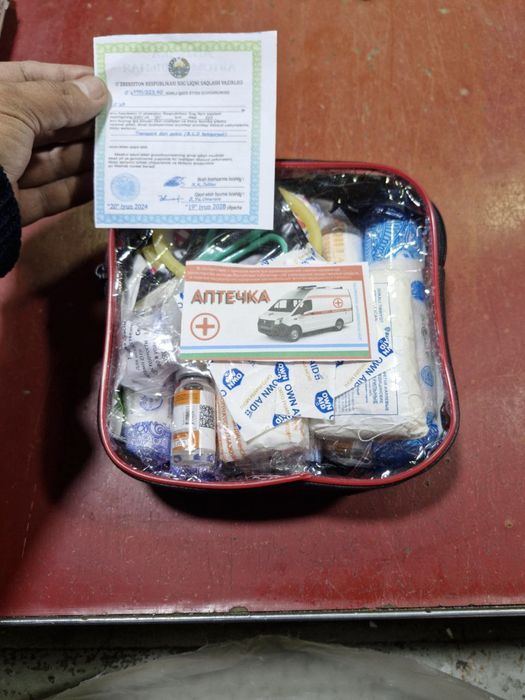 Аптечка первой помощи автомобилиста