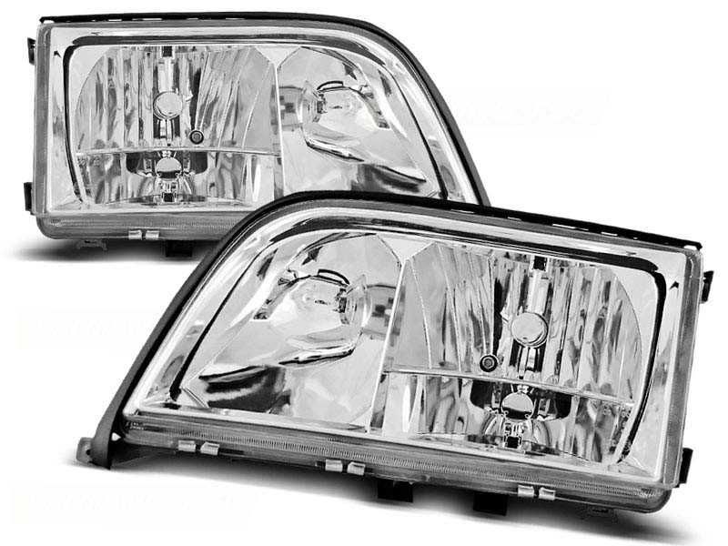 Фарове кристални ХРОМ за Mercedes S-class W140 1991>1998
