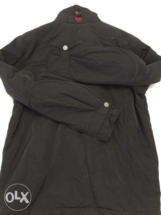 Jacheta barbateasca Steilmann,fas negru impermeabil
