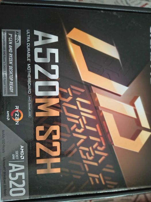 Kit AM4 - A520M S2H + Ryzen 5 1600AF + RX460 2GB