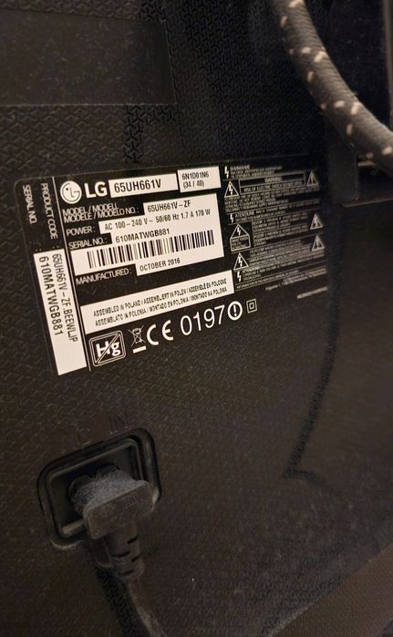 Lg 4k uhd smart 164cm