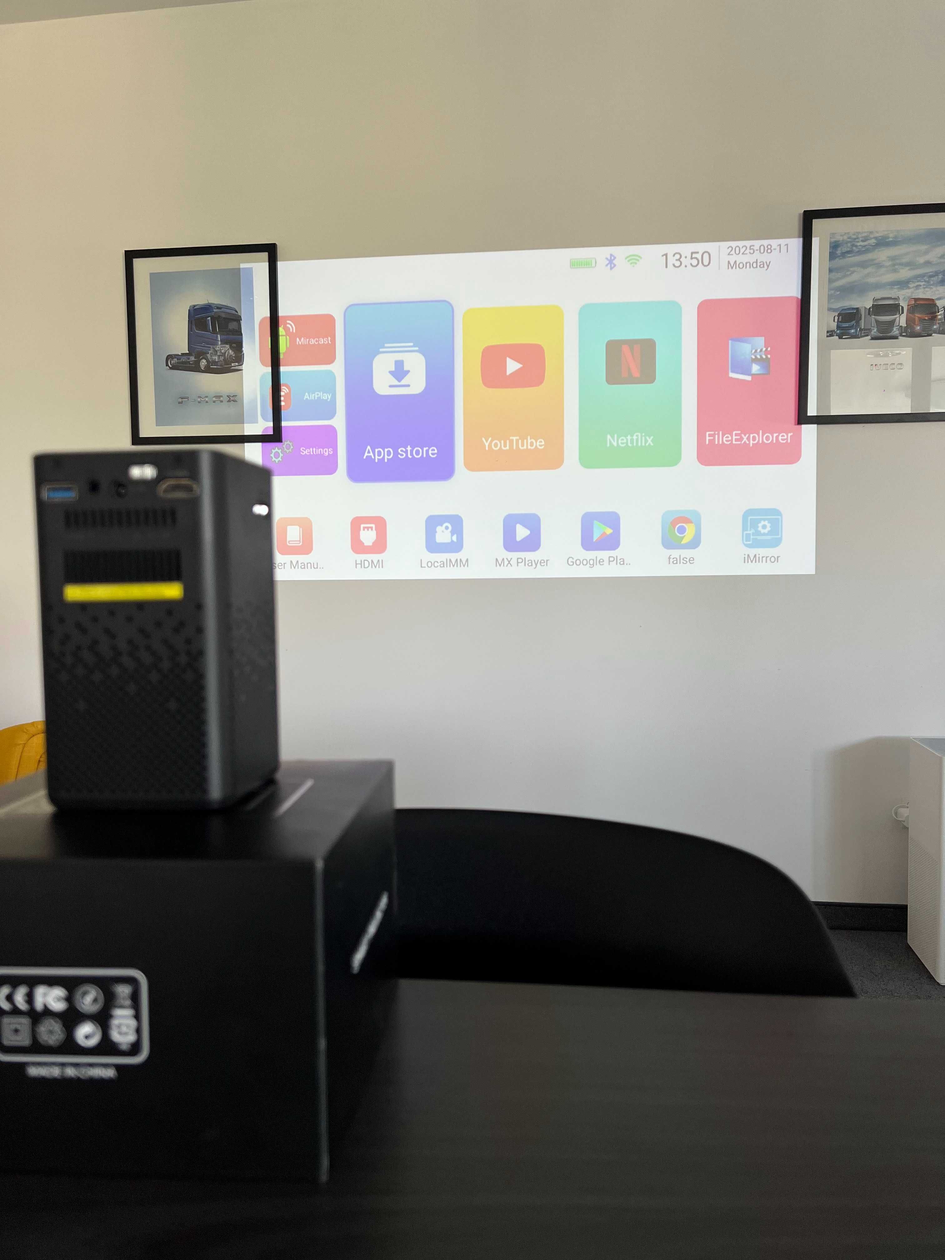 Проектор Byintek P20 с андроид тв