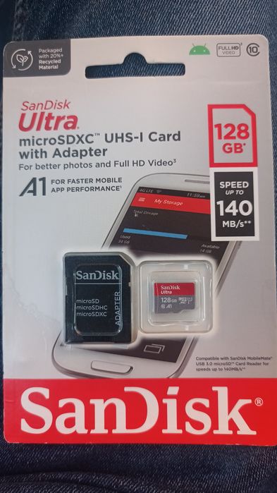 micro sd sandisk 128gb nou