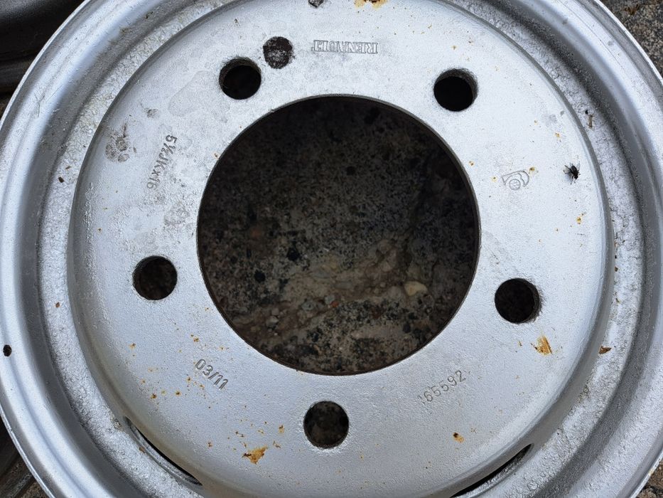 Jante tablă R16 Renault Mascot punte dublu.