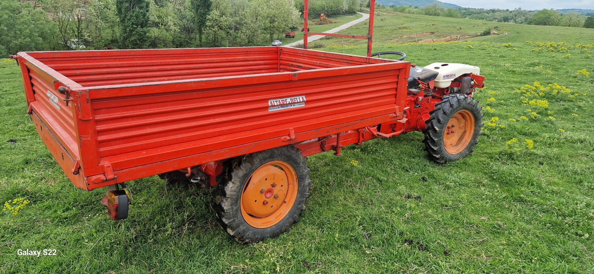 Motocultor motoagricola pasquali de 18.5 cp 4x4