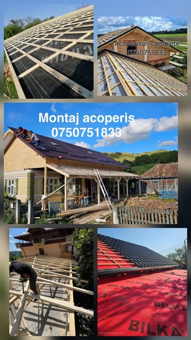 Suntem o firma dedicată construcției și renovării acoperișurilor. Echi