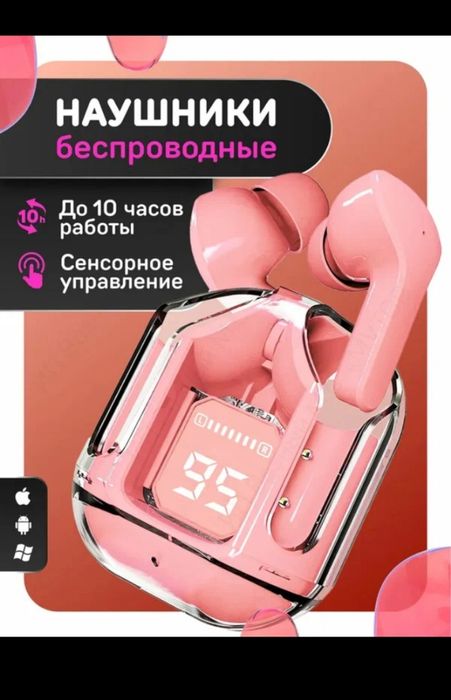 Simsiz quloqchinlar displeyli,mikrafonli shovqinni kamaytiradi