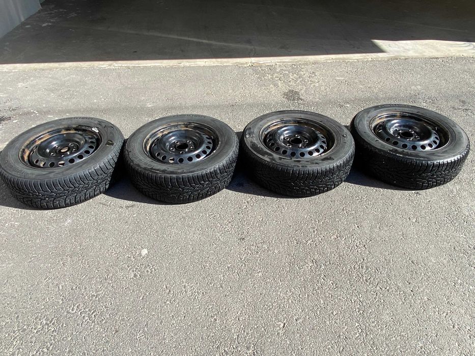 set jante otel si anvelope de iarna