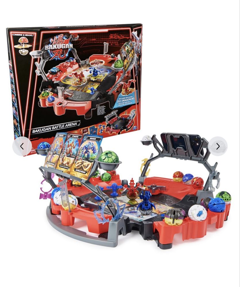 Set figurina Bakugan Arena de lupta 6067045, 6 ani+, multicolor