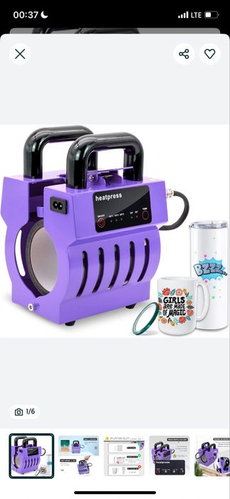 Maisna de presare la caldura pentru cani si pahare drepte