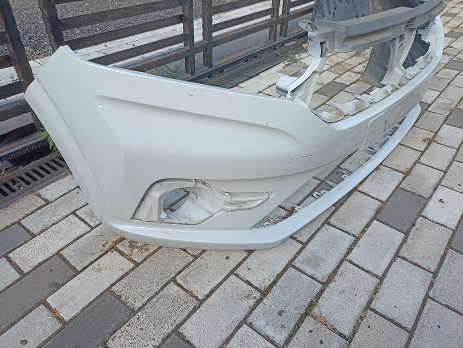 Bara fata, spate,  alba și gri, radiator AC si interculer Logan3