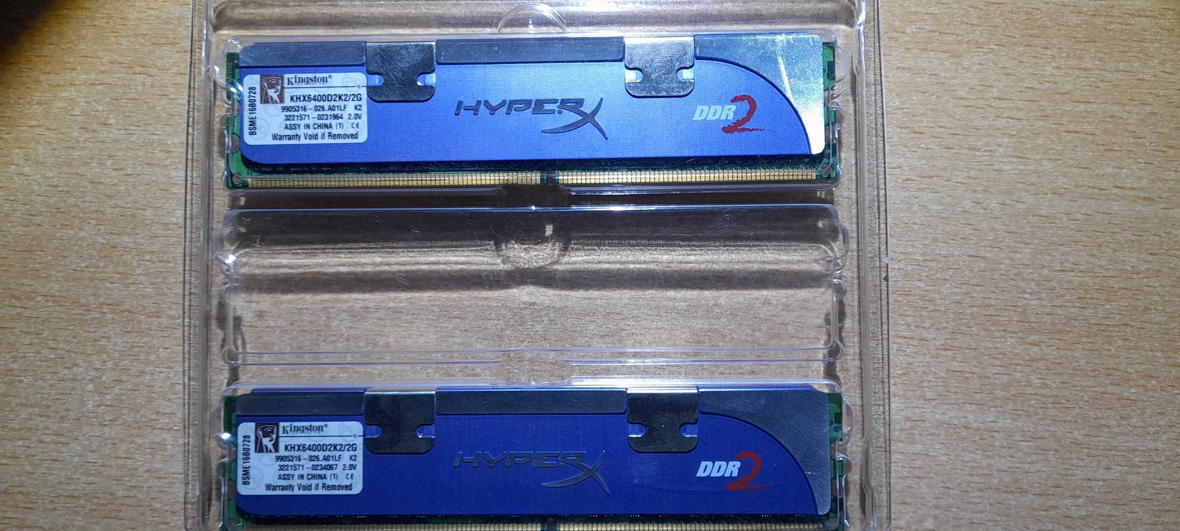 Kingston - HyperX 2GB(2x1GB) DDR2 Kit KHX6400D2K2/2G 800MHz (PC2 6400)