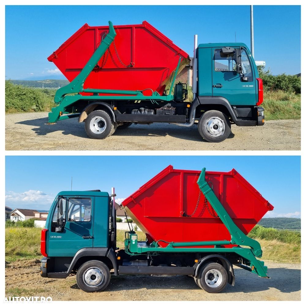 Man 7,5t /Container Basculabil-KLIMA -brate telescopice