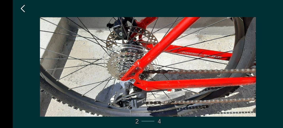 Bicicleta Carrera 26" cadru 18 frane discuri
