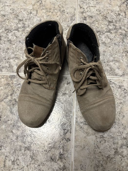 Дамски боти от ествствен велур, номер 38