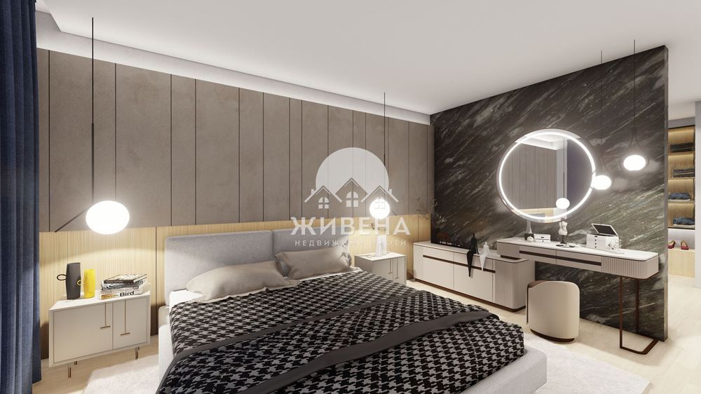 Продава нова къща в строеж в м-т Траката, площ 220 кв.м