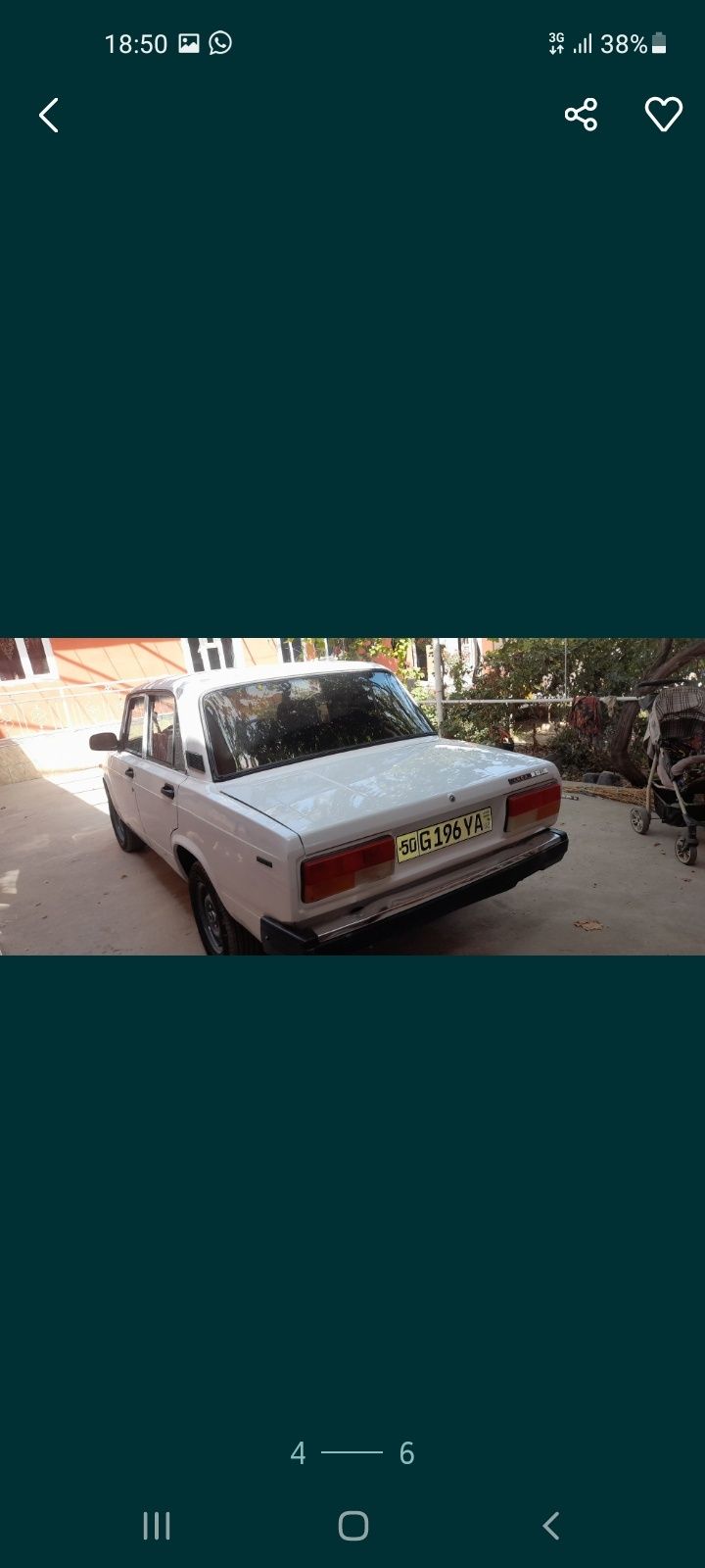 Lada 2107 yli 2001 sirochna sotiladi